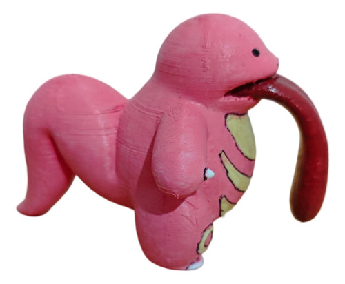 Figura Pokemon Lickytung Impresa 3d Pintada A Mano 8cm