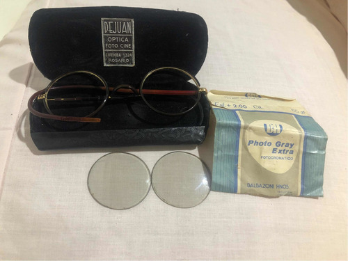 Antiguos Anteojos Baño Oro Coleccion Con Lentes