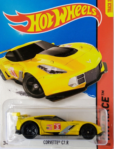 Hot Wheels Corvette C7.r Amarillo Hw Race