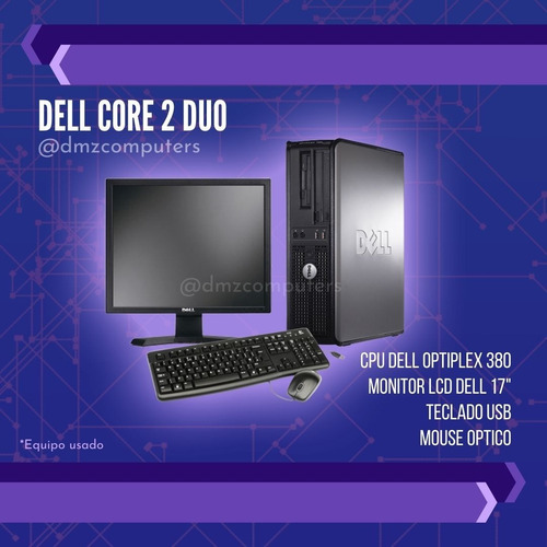 Imagen 7 de 7 de Computador Dell Optiplex 380 Con Monitor 17 Teclado Mouse