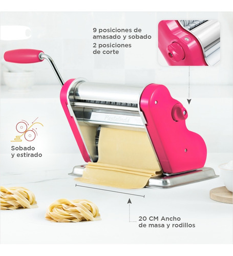 Imagen 5 de 10 de Pastalinda Máquina Clásica 200 Fucsia