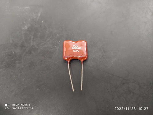 1x Capacitor Mica Prata 7804pf/63v 2% Cm2g Icl