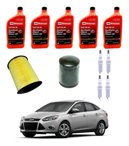 Kit Afinación Ford Focus 4 Cil 2.0 L Aceite Sintético