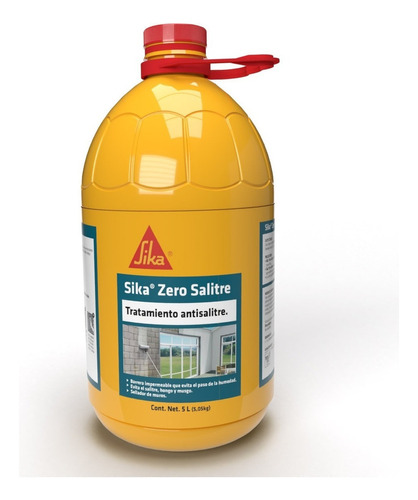 Eliminador De Salitre Y Humedad 5lts Sika Zero Salitre 