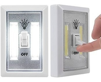 Imagen 3 de 4 de Luz Led Emergencia On/off A Pila 200 Lumens Muy Brillante