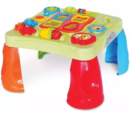 Imagem 2 de 3 de Mesa Infantil Bebê 1 Ano Menino Ou Menina Maral Divertida