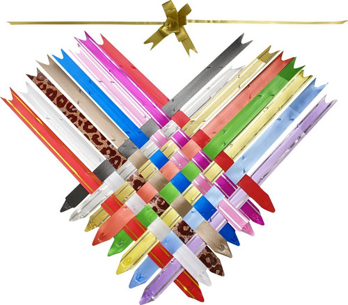 Imagem 1 de 2 de Laço Mágico Pronto Pequeno 1,2x25cm 50 Unid Presente