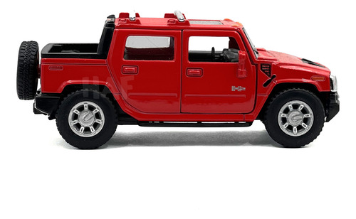 Auto Escala 1:40 Hummer H2 Suv 2008 Kinsmart Metal Diecast