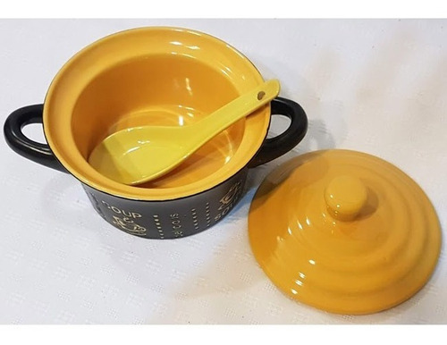 Imagen 7 de 7 de Consomera Con Tapa Y Cuchara . Origen China- Nueva