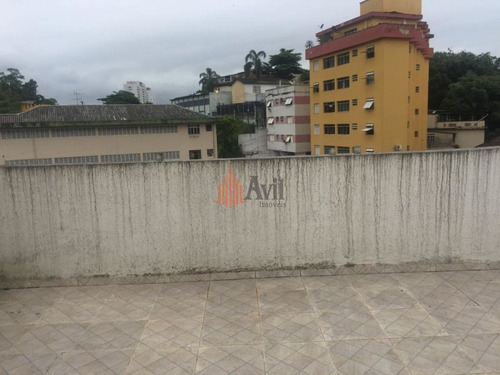 Imagem 14 de 14 de Apartamento Com 1 Dormitório À Venda, 105 M² Por R$ 400.000,00 - José Menino - Santos/sp - Av3175