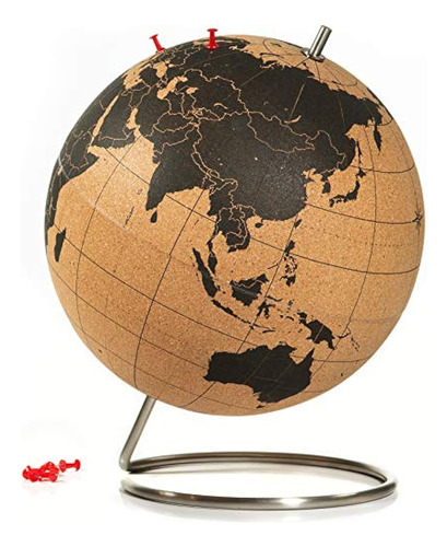 Suck Reino Unido | Cork Globe | Pin Board Del Mapa Mundial |