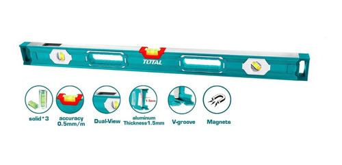 Nivel Aluminio 32  Ultra-magnetico Total Tools Tmt28056