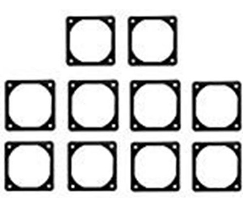 Akust 40mm Anti-vibration Silicon Fan Gasket 10 Pcs