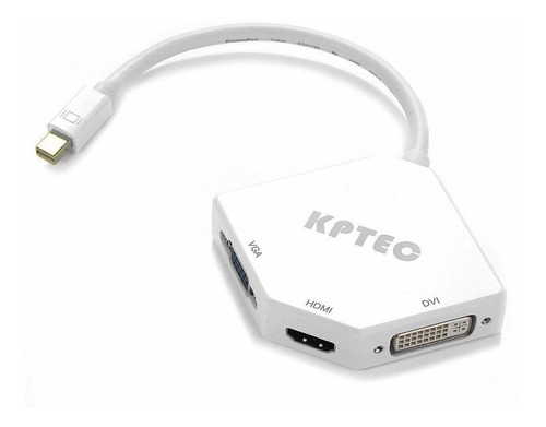 Kptec Adaptador Mini Displayport Thunderbolt Hdmi Dvi