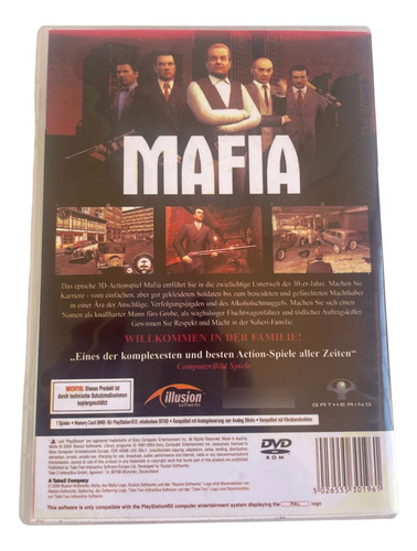 Jogo Mafia Play 2 Pt/br Com Capa E Pôster - Ps2