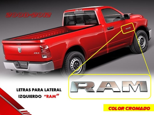 Emblema Lateral Izquierdo Ram 2008-2012