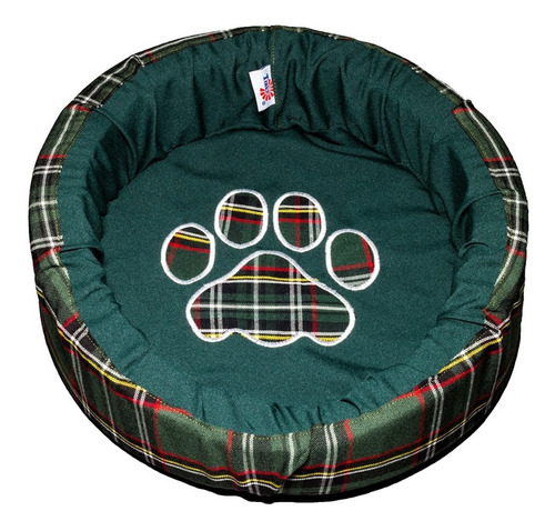 Cama Para Mascota Tela Escocesa (mini)