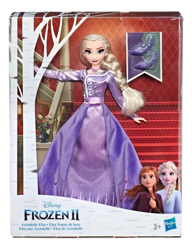 Muñeca Elsa De Arendelle Frozen Ii Vestidos Reales Hasbro