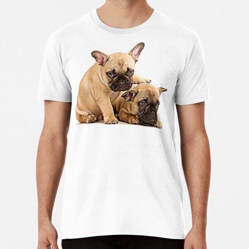 Remera Cachorros De Bulldog Francés Algodon Premium