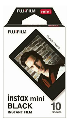 Fujifilm 151010120 Película Instax Mini, Color Negro