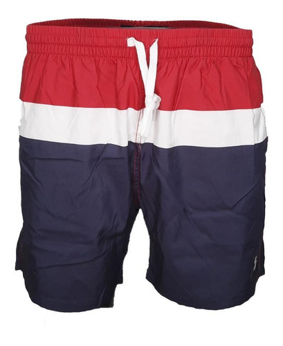 Topper Short Hombre - Baño Slim Rojo