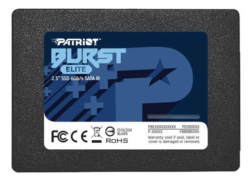 Disco Duro Solido Ssd 240gb Patriot Burst Elite Sata 3 6gb/s