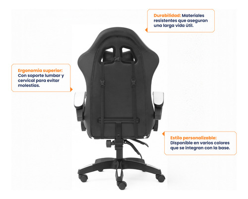Silla Ergonomica Gamer Respaldo Reclinable The Game House