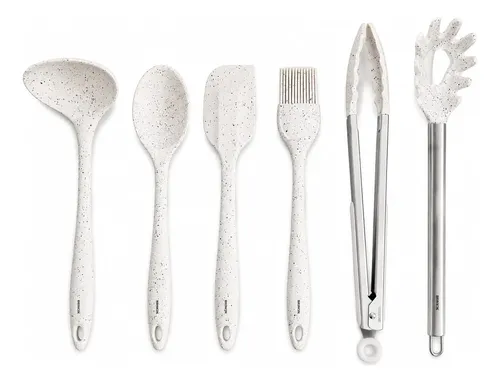 Kit De Utensílios De Cozinha Em Silicone Brinox