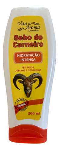 Creme Hidratante Sebo De Carneiro Com Úreia E Cacau 200 Ml