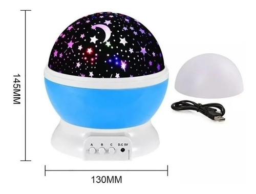 Proyector Lámpara Luz Led Cielo Estrella Espanta Cuco Niños