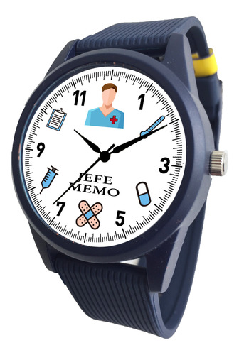 Reloj Enfermero Contra Agua, Personalizado C/nombre + Envío