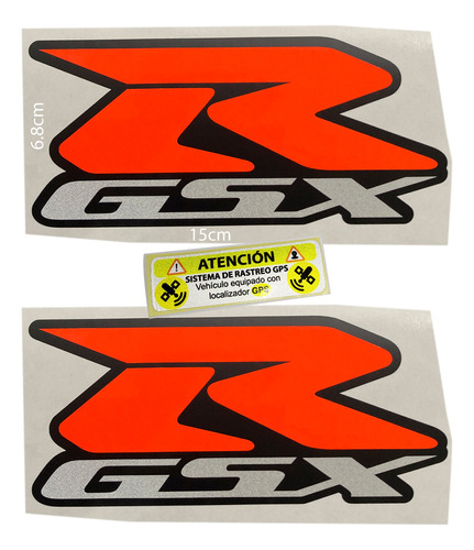 Stickers Para Motocicleta Suzuki Gsx-r Recibes 2 Stickers