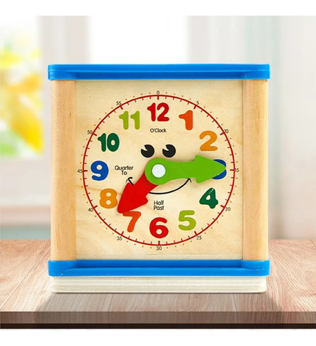 Cubo Circuito Multifuncional Encaje Engranaje Reloj 5 En 1