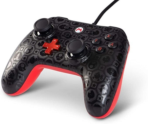 Control Pro Powera Nintendo Switch Mario Shadow Edition