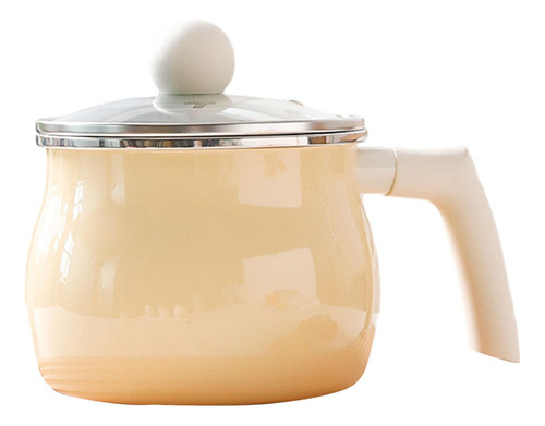 Sopa De Cacerola Para Cocinar Esmalte Versátil Amarillo