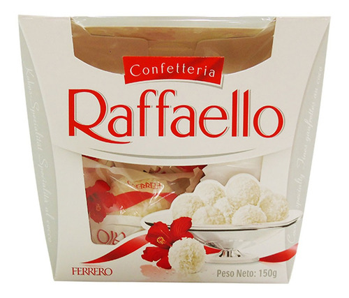 Bombones De Chocolate Raffaello - Ferrero - Caja × 150g