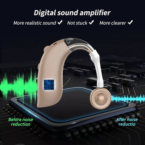 Imagen 6 de 7 de Audifono Recargable Sordos Sordera Amplificador De Sonido