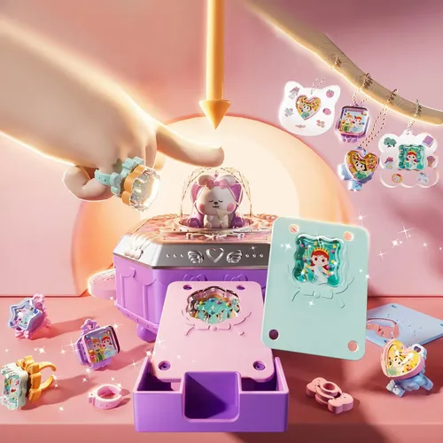 2026 Diy Girls Jewelry Toy Making Kit 362 Piezas | MercadoLivre