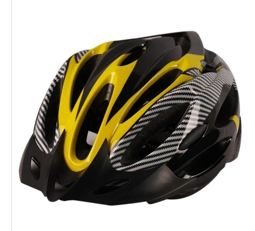 Casco Para Bicicletas Ajustable + Luz Trasera Y Vicera 