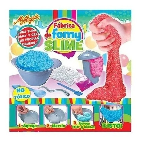 Fabrica De Slime Foamy Juguetes Mi Alegria Con Microperlas