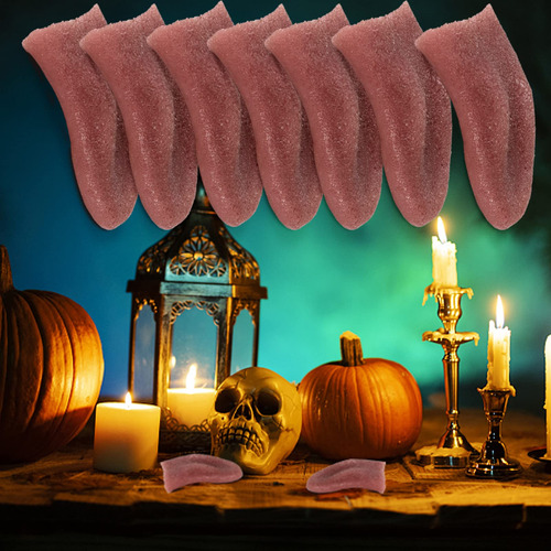 Paquete De 7 Lenguas Falsas De Halloween, Lenguas Falsas,