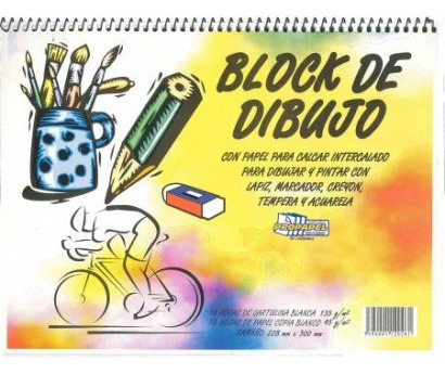 Block De Dibujo 18 Hojas Propapel 228x300mm