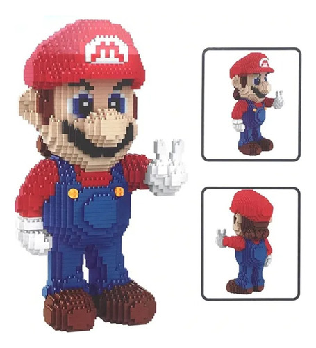 Rompecabezas 3d Mini Bloques Armables Super Mario Bros Block