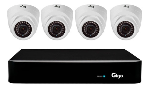 Kit Gravador Dvr Hvr 8 Canais + 4 Câmeras 1080p Full Hd