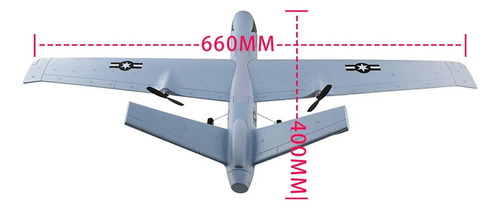 Avión Rc Avión De Control Remoto - 2.4ghz 2 Canales Avión
