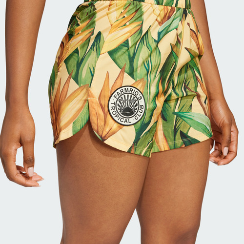 Shorts adidas Entrenamiento X Farm Rio Pacer Mujer Jd6278