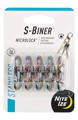 Nite Ize S-biner Microlock, Soporte Para Llave De Bloqueo