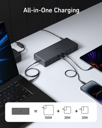 Estação De Ancoragem Thunderbolt Anker 778 12 Em 1 40 Gbps 1