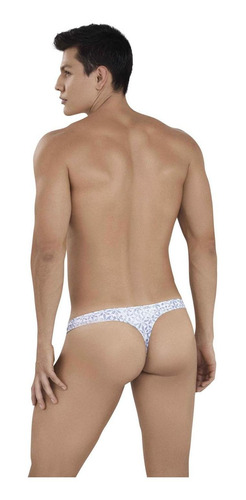 Imagen 3 de 4 de Ropa Interior Hombre Brasilera Glorious Thong Blanco Clever