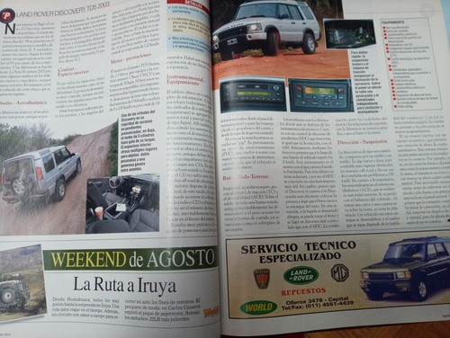 Revista Parabrisas N298 Año2003land Rover Discovery Td5.leer